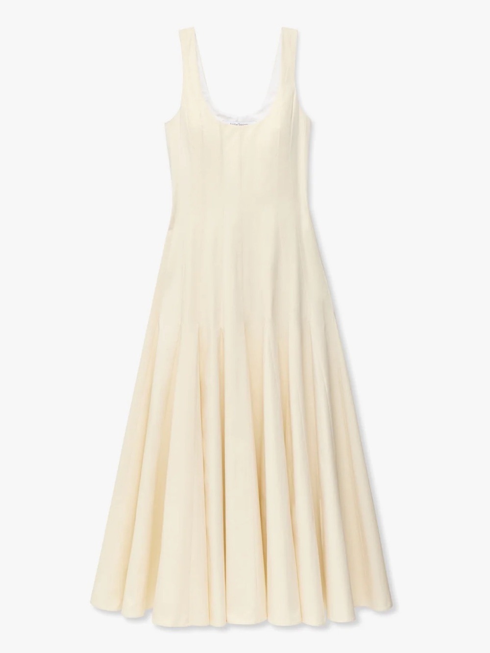 Another Tomorrow Ivory Maxi Gown
